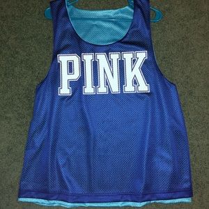Reversible PINK lax pinnie